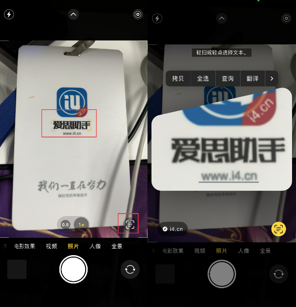 三伏潭镇苹果手机维修分享升级iOS 16后如何通过相机翻译文本 