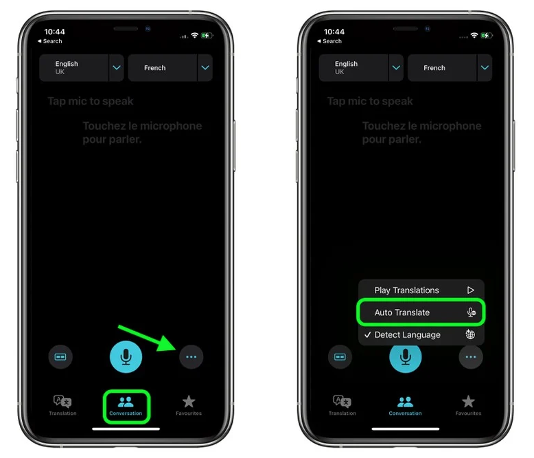 三伏潭镇苹果手机维修分享iOS 15 “翻译” App 新改进 