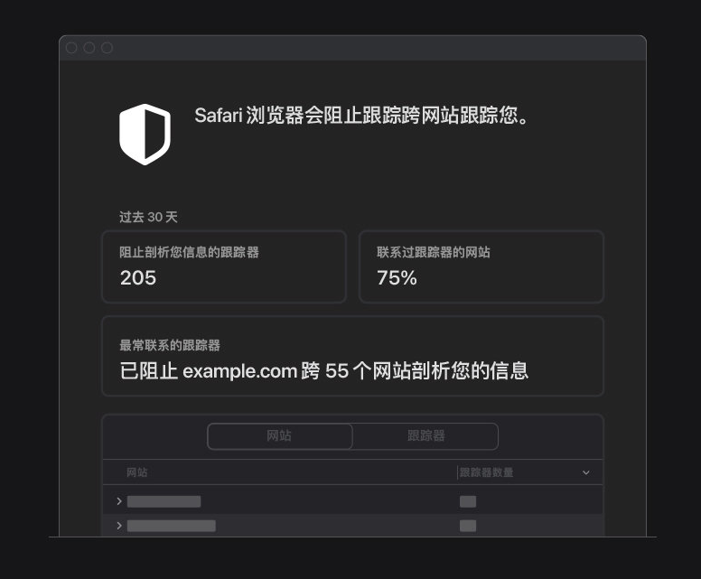 三伏潭镇苹果手机维修分享如何在 Safari 浏览器中查看和打开隐私报告 